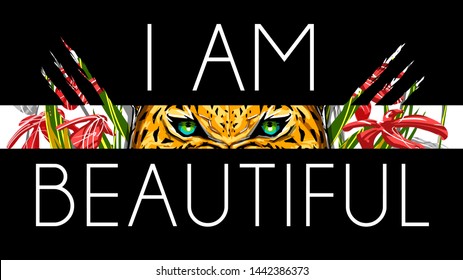 vector wild animal panther leopard pattern illustration textile linens pajama tee shirt wallpaper poster logo icon graphic design print 