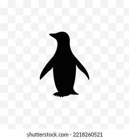 ilustración de pingüino de emperador salvaje vectorial