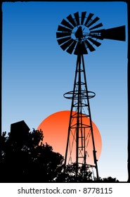 vector windmill