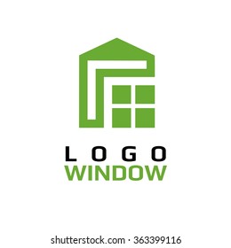 Vector of window  icon. House. Business team for construction icon. Business icon for the company. Abstract symbol of house village cottage. Design element. Vector illustration.