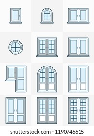 Vector window Icons
