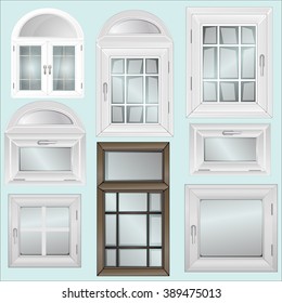 vector windows plastic