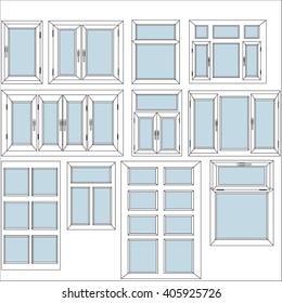 vector windows plastic