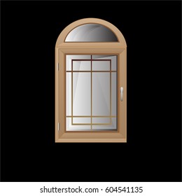 Vector windows plastic illustration isolated design background