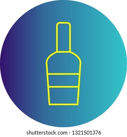 Vector Wine bottle Icon
