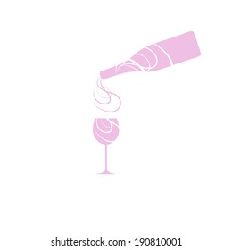vector wine bottles silhouette