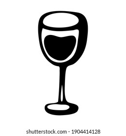 Vector Wine Glass, Alcohol, Line Art, Doodle, Minimalistic Picture, Sketch.
Perfect For Logo, Postcards, Posters