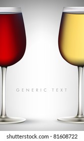 Vector Wine Glasses