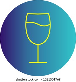 Vector Wine Icon

