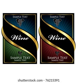 Vector Wine Labels