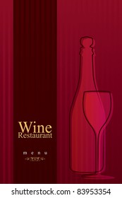 Vector. Wine list design