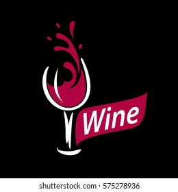 vector wine logo