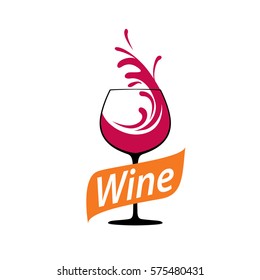 vector wine logo