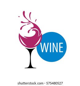 vector wine logo