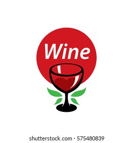 vector wine logo