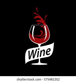 vector wine logo
