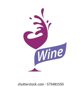 vector wine logo