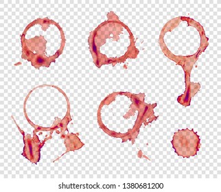 Impresiones Vectoriales Aisladas en la Colección de Fondo Transparente de Luz, Ilustraciones Realistas.