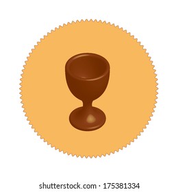 Vector wineglass icon