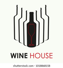 Vector of winery logo symbol or icon