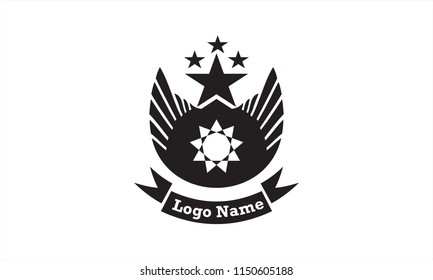Vector Wing Emblem. Logo Vector 