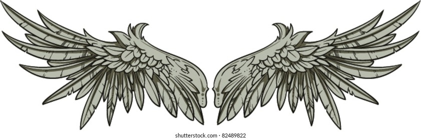 Vector Wings Stock Vector (Royalty Free) 82832263