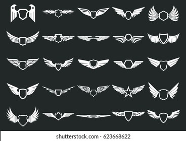 Vector Wings for Coat of Arms, Logos 