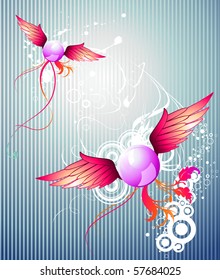 vector wings illustration