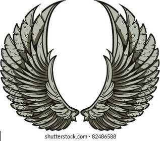 Vector wings illustration