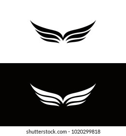 vector wings logo template graphic abstract download