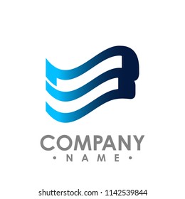 Vector wings logo . Winged logo company and icon wing flying vector design