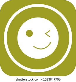  Vector wink Emoji Icon
