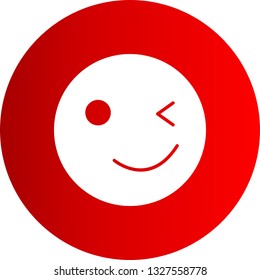  Vector wink Emoji Icon
