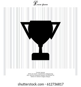 Vector winner cup Icon