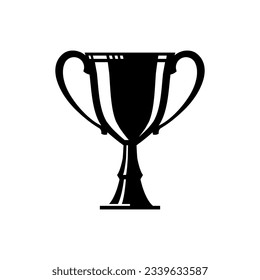Vector winner cup. Trophy line icon. Symbol or emblem. vector illustration