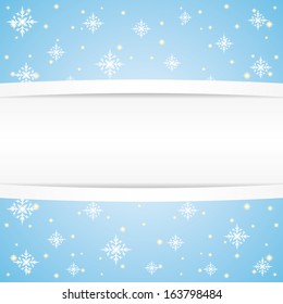 Vector. Winter background.