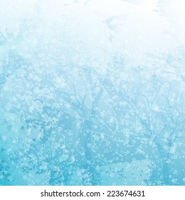 Vector winter background