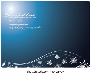 vector winter background