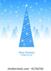 vector winter background