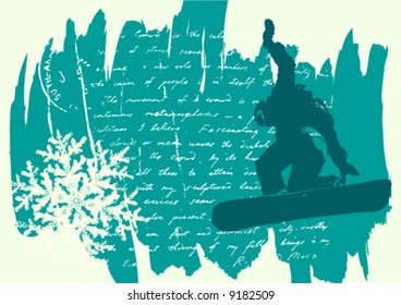 vector winter background