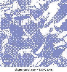 Vector Winter Background. Abstract Spotty Illustration. Snowy Texture.