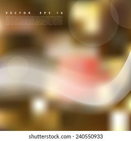 Vector Winter Christmas Blurred  Brochure design templates collection