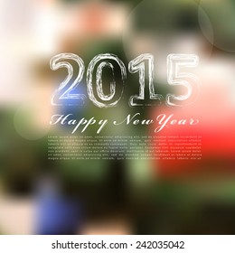 Vector Winter Christmas Blurred  Brochure design templates collection