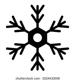 Vector Winter Glyph Icon Design
