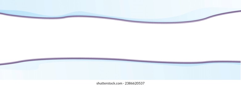 vector winter horizontal banner with snow caps isolated on white background. winter snow border or frame for winter sale or christmas banner design template.