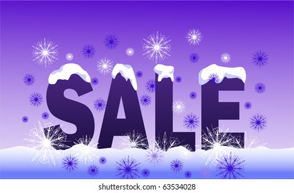 vector winter sale