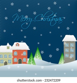 vector winter season Christmas background