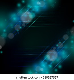 vector winter shining greeting card design. Eps10