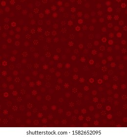 vector winter snow christmas seamless pattern