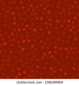 vector winter snow christmas seamless pattern